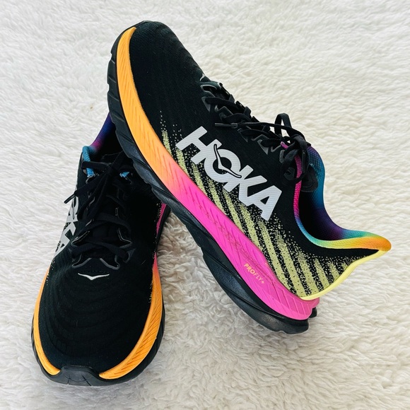 Hoka Other - Hoka One Profly Black with Vibrant Accents Running Shoes size US 11 D